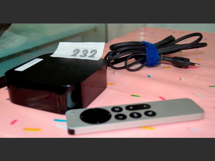 APPLE TV BOX WITH REMOTE [Working]