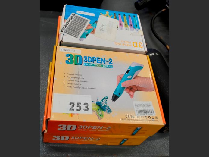 LOT OF 4: 3D PENS [Untested]