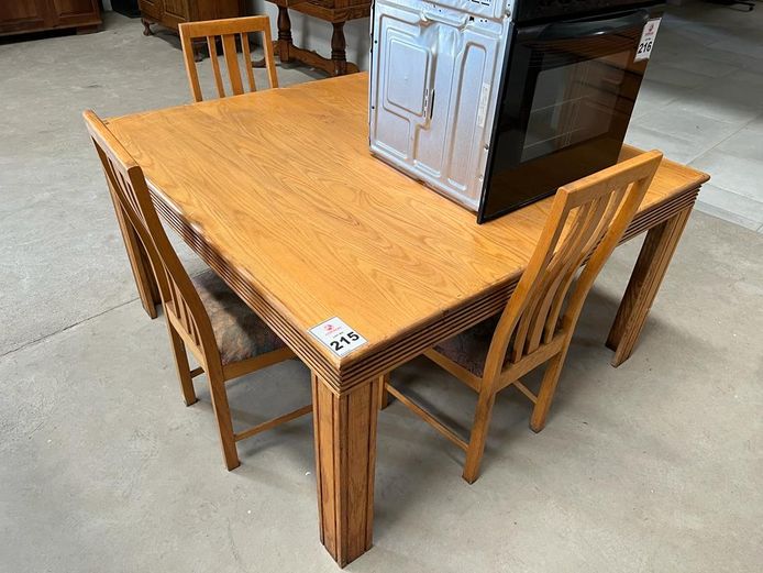 Dining table with chairs