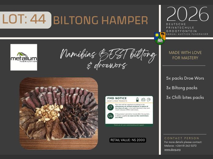 DEUTSCHE PRIVATSCHULE GROOTFONTEIN | BILTONG HAMPER