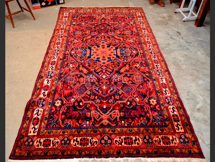 MULTI-COLOURED PERSIAN CARPET,  305 x 165cm