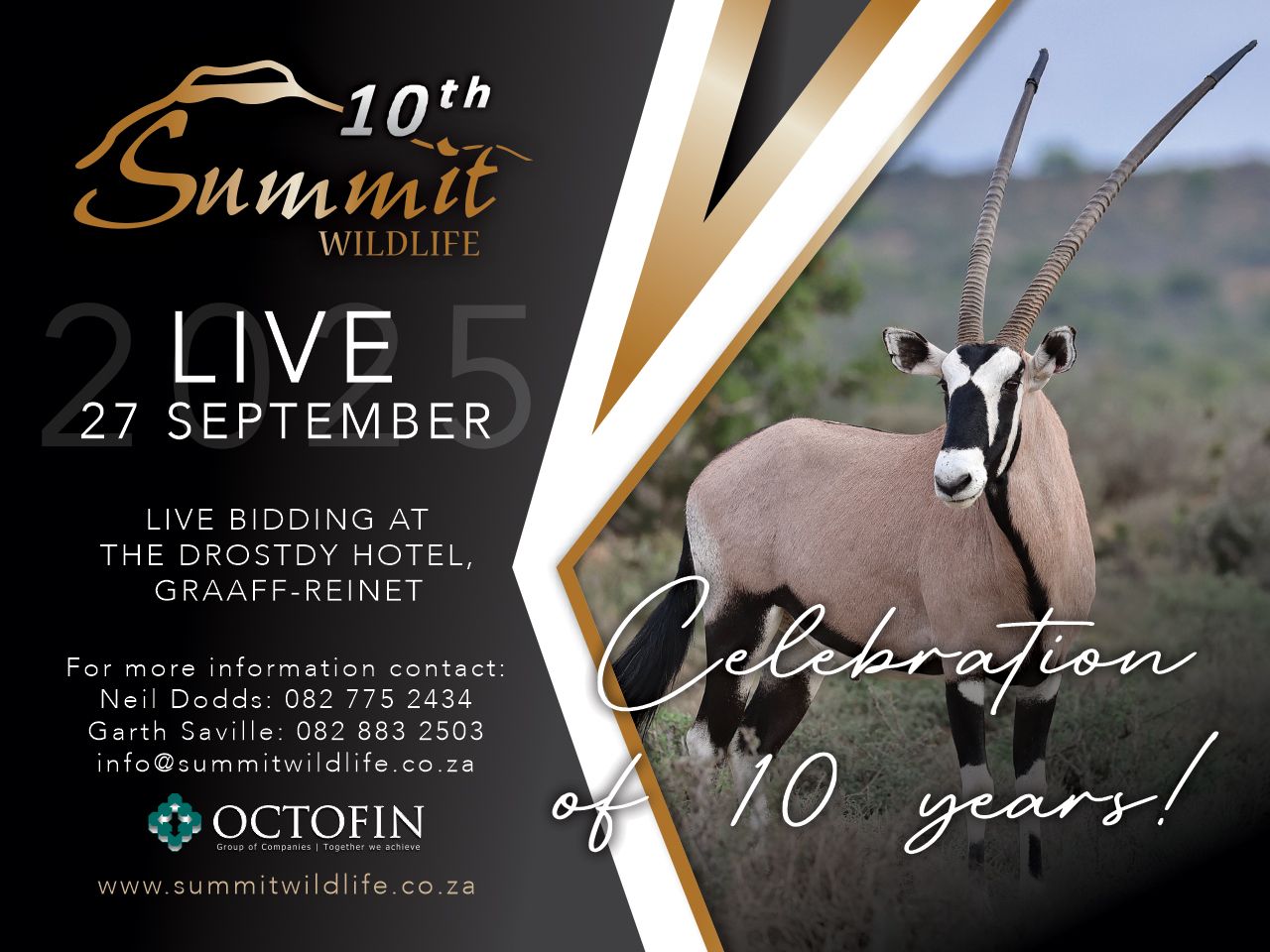 SUMMIT WILDLIFE LIVE 10TH GAME AUCTION | SwiftVEE | South Africa’s ...