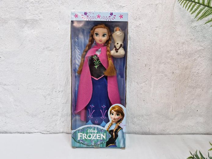 Disney Frozen Anna Fashion Doll with Olaf Figure - New In Box
