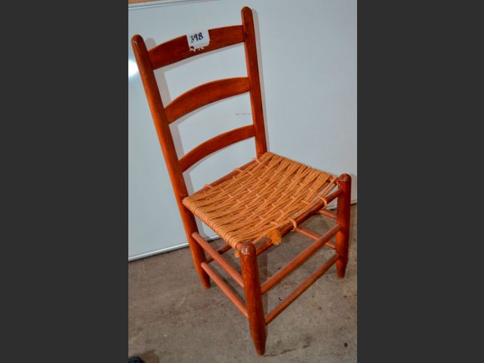 OAK CHAIR WITH ROPE SEAT