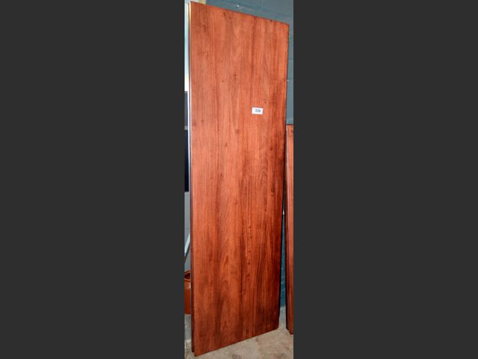 LOT OF 2: STAINED OAK COUNTER TOPS, 210 x 45cm