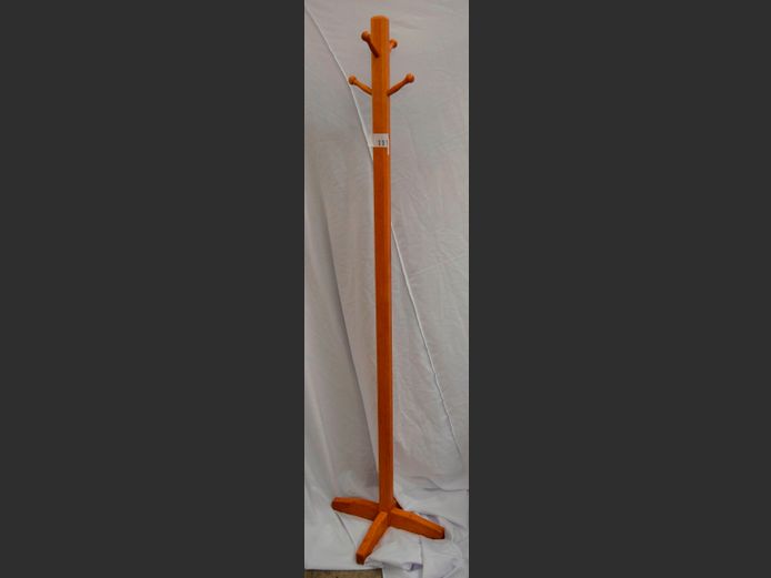 OAK COAT & HAT STAND, 170cm High