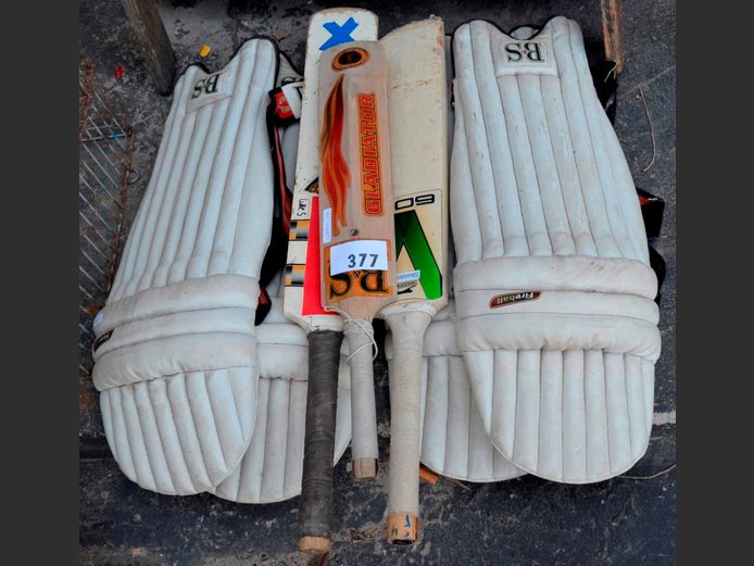 CRICKET BATS & PADS