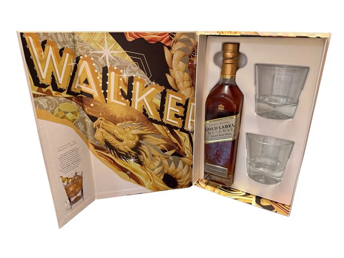 Johnnie Walker Gold Label Reserve – Limited Edition Gift Set (with 2 Glasses)