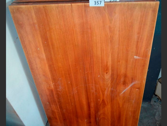 STAINED OAK TABLE TOP, 110 x 75cm