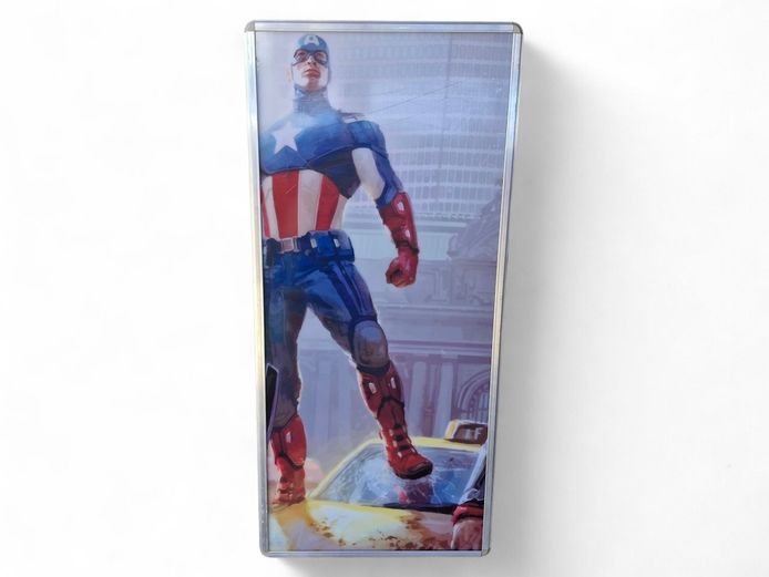 Large Captain America Lightbox Aluminum Frame
