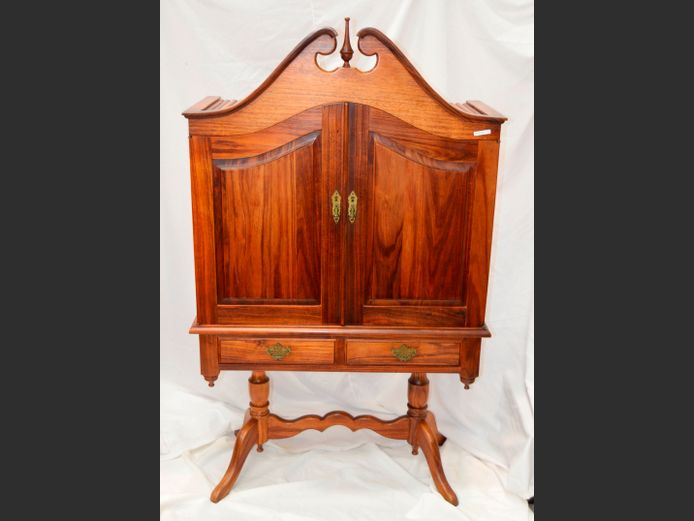 BLACKWOOD 2-DOOR, 2-DRAWER DRINKS CABINET, 88 x 41 x 151cm