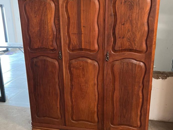 Wooden wardrobe