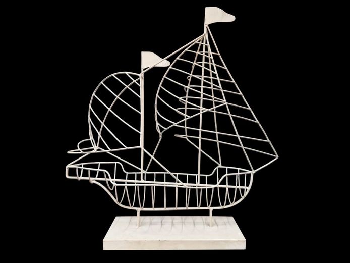 Decoratve Metal Sailboat