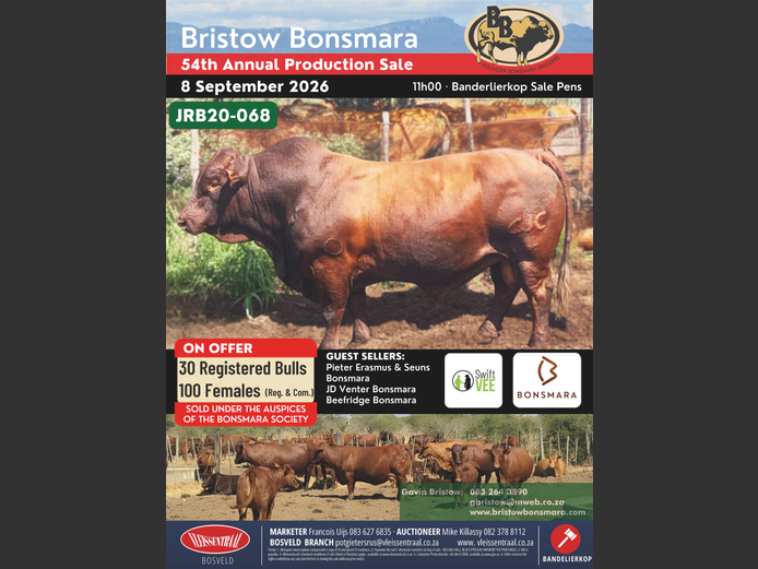 BRISTOW BONSMARA 54TH ANNUAL PRODUCTION SALE