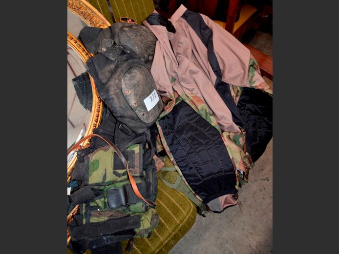 KNEE PADS, CAMO TOPS, etc