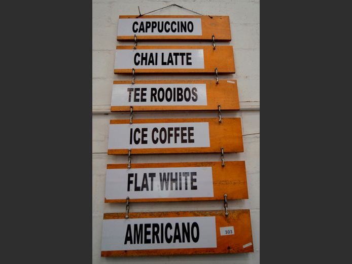 WALL HANGING MENU BOARD, 146 x 75cm