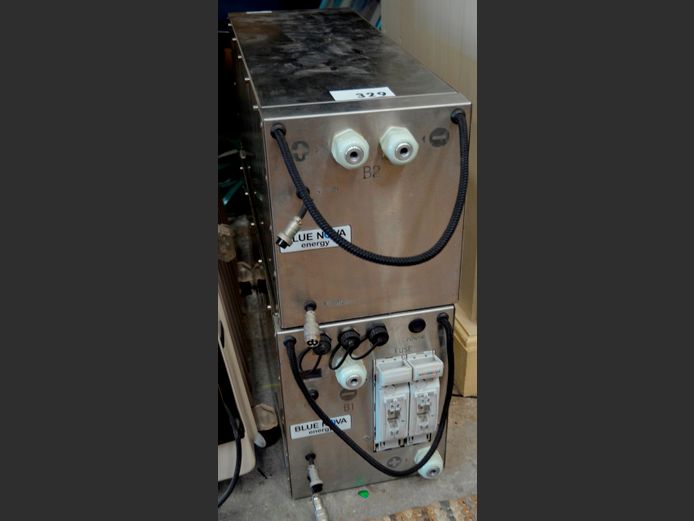 LOT: 2 x 7K BLUE NOVA 48V BATTERIES, 65 x 23 x 30cm [Untested] [#: 419929532]