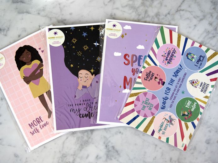 Star charts and A4 prints for wall art for kids