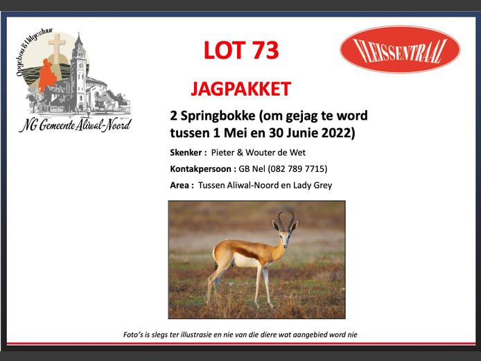 Jagpakket - Tussen Aliwal-Noord en Lady Grey