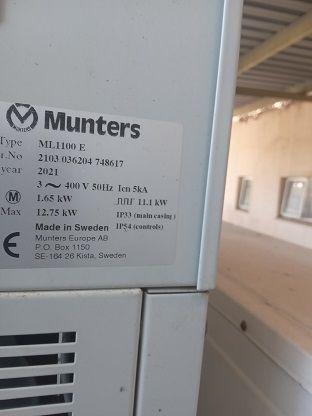 Munters ML 1100 Desiccant Dehumidifier 