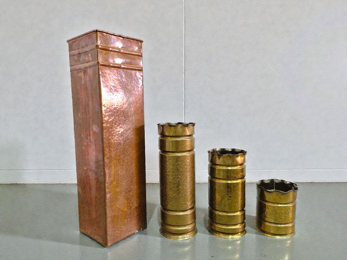 Selection of Vintage Copper & Brass Vases