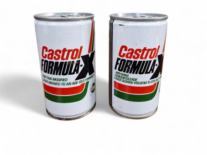 1980's Pull-top Castrol Lager Cans 340m - Sealed