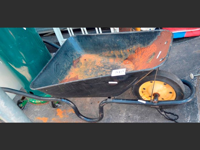 BLACK WHEELBARROW