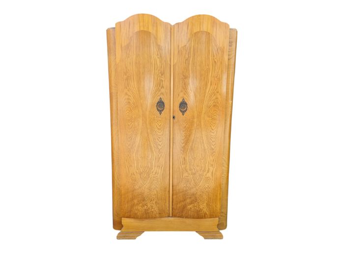 Siebarn Art Deco Walnut Compactum Wardrobe
