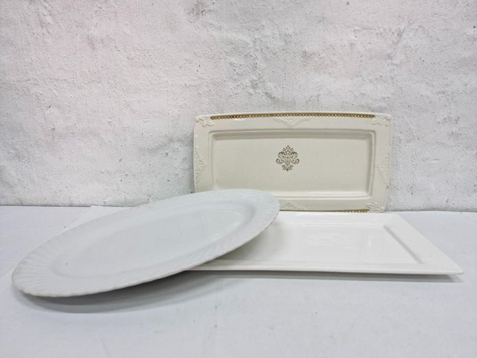 Assorted Large Ceramic Serving Platters
