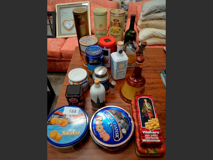 COLLECTABLE TINS & BOTTLES