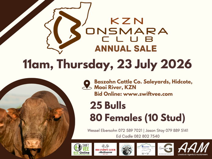 KZN BONSMARA CLUB SALE ANNUALE SALE