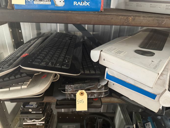 Lot of Various Computer Keyboards