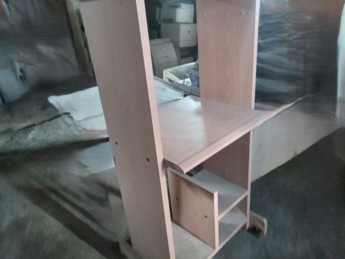 Wooden computer stand