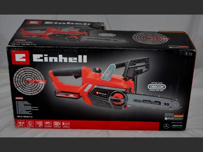 EINHELL CORDLESS CHAIN SAW WITH BATTERY & CHARGER