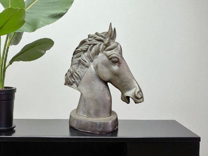 Vintage Cast Auminium Horse Sculpture
