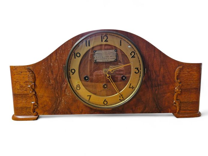 Vintage Wooden Mantel Clock