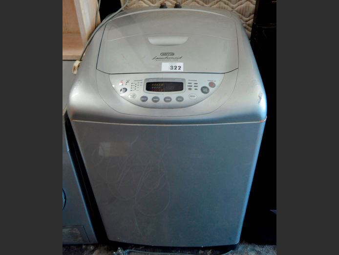 DEFY SILVER LAUNDROMAID 13KG TOP LOADING WASHING MACHINE [Switches on, untested further]