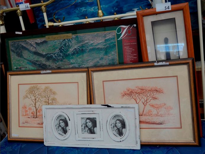 PAIR FRAMED BUSHVELD PRINTS, 38 x 25cm, BOX FRAMED AFRICAN ARTWORK, PHOTO FRAME, etc
