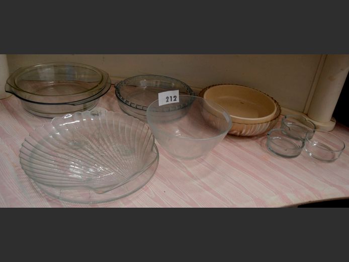 GLASS MIXING BOWLS, SALAD BOWLS, etc