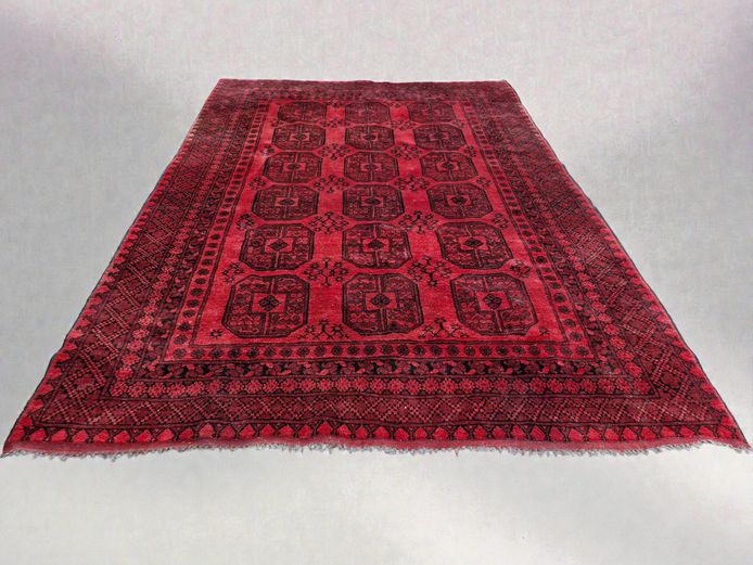 Large Traditional Handmade Afghan Rug