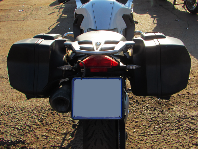 2015 White BMW F 800 GT