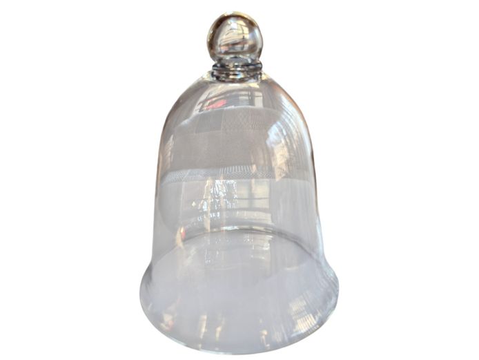 Large & Heavy Glass Cake Cloche Dome Lid
