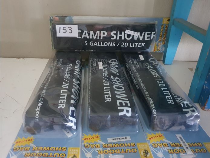 LOT: 4 x 20 LITRE CAMPING SHOWERS