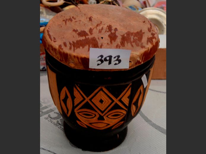 SMALL BONGO DRUM, 21cm Diameter x 30cm High