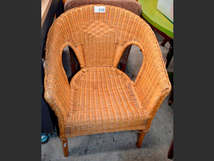 WICKER ARMCHAIR