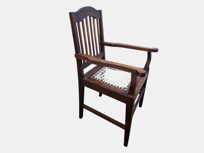 Antique Cape Stinkwood Riempie Armchair