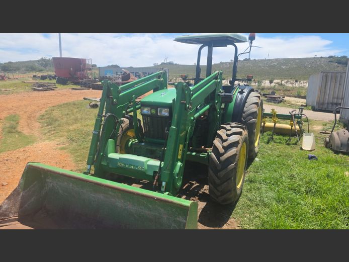2018 John Deere 5105M open station canopy  with front loader