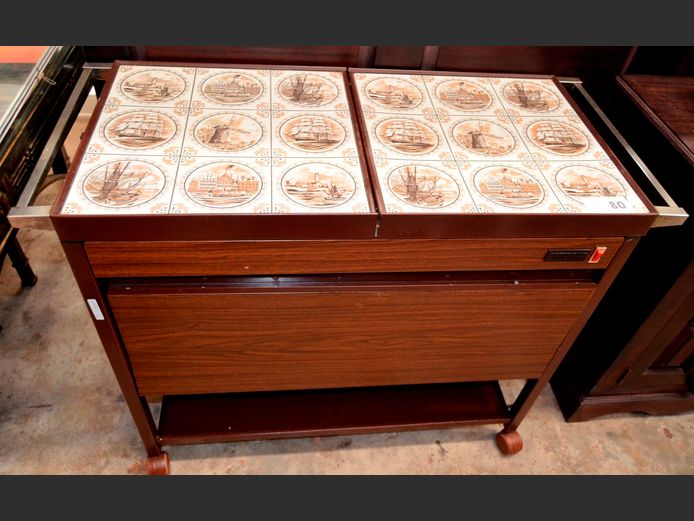 WESTPOINT HOSTESS TROLLEY, 91 x 40 x 72cm [Switches on, untested further]