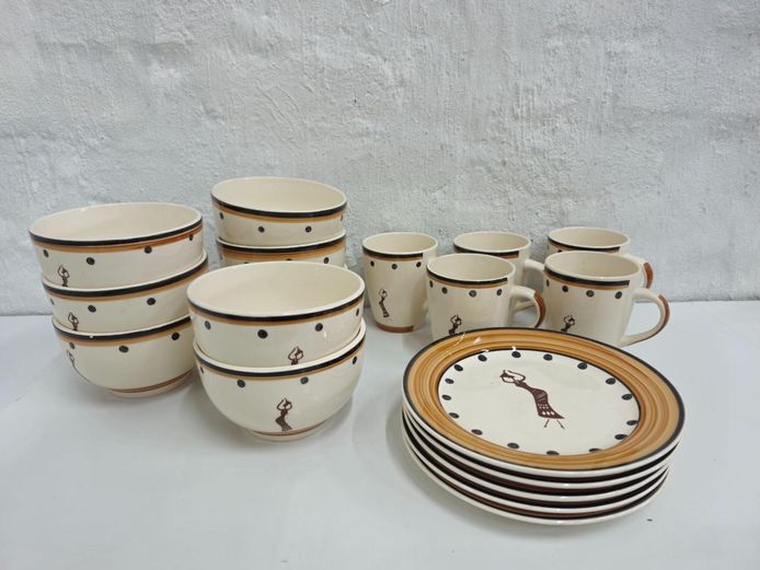 Ceramic African Heritage Dinnerware Set