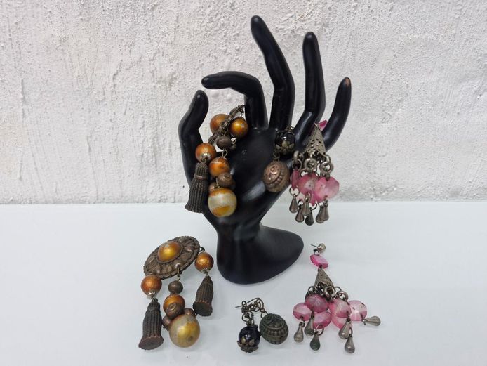 Vintage Boho Costume Jewelry Lot